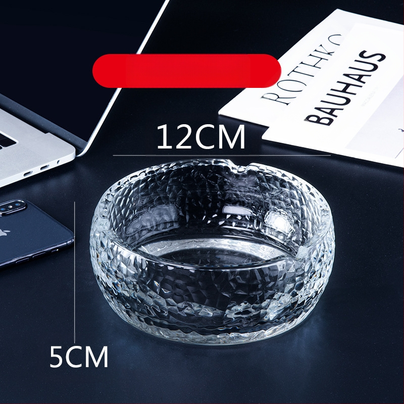 Scrumieră din sticlă cu spațiu de depozitare, stil Nordic ușor lux, origine Anhui