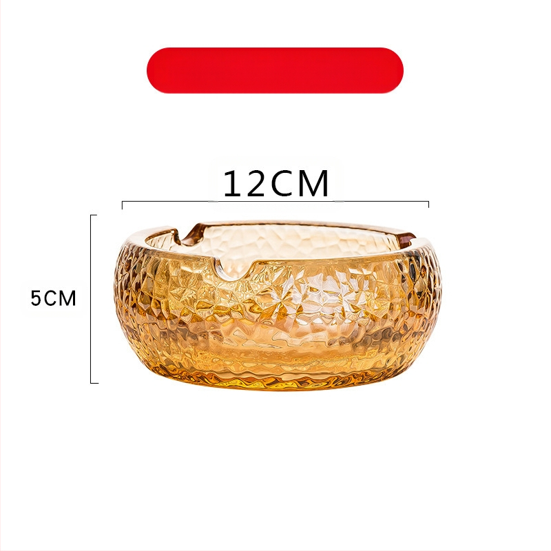 Scrumieră din sticlă cu spațiu de depozitare, stil Nordic ușor lux, origine Anhui