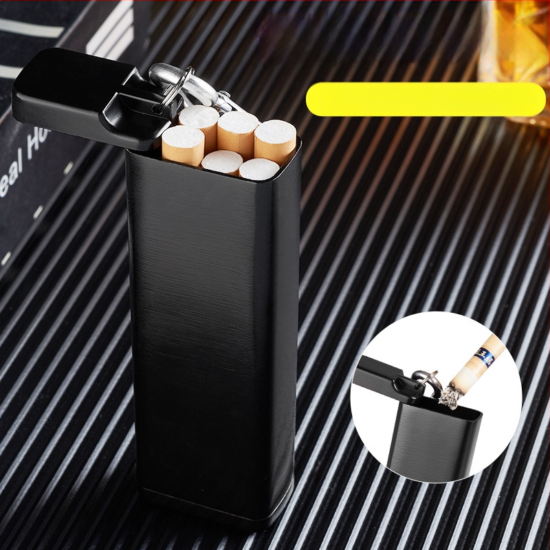 Prijenosna kutija za cigarete od cinkovog legura sa pepelnikom i kopčom za ključeve; prostor za pohranu; otisak logotipa; prilagodba i privatna oznaka