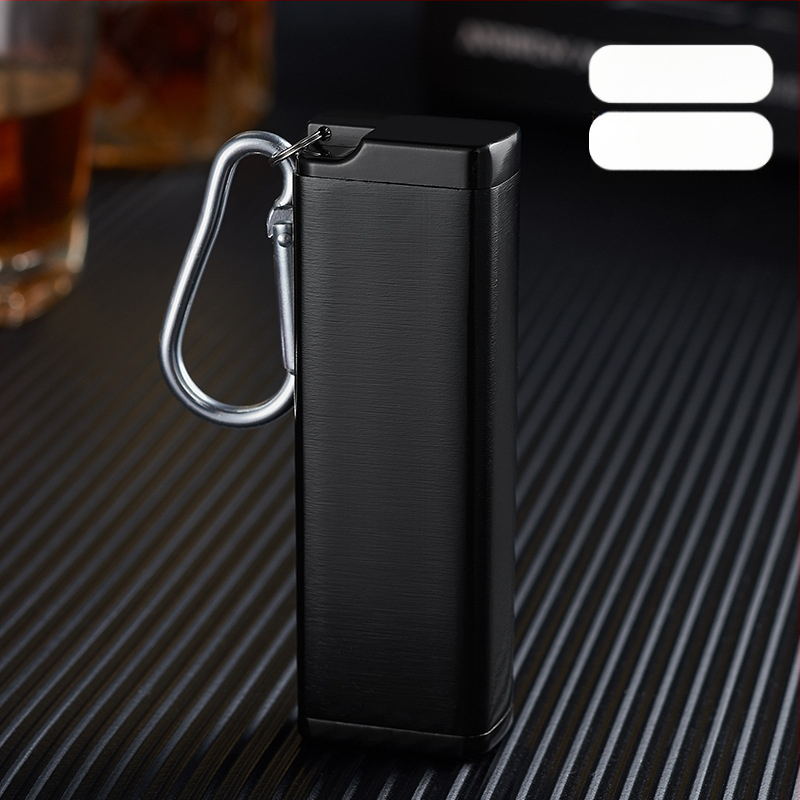 Prijenosna kutija za cigarete od cinkovog legura sa pepelnikom i kopčom za ključeve; prostor za pohranu; otisak logotipa; prilagodba i privatna oznaka