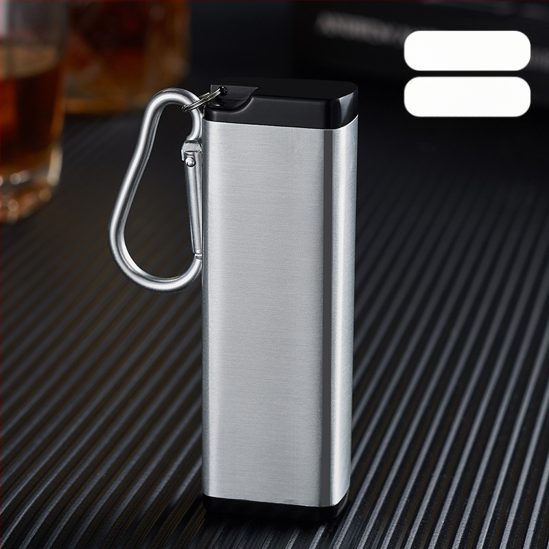 Prijenosna kutija za cigarete od cinkovog legura sa pepelnikom i kopčom za ključeve; prostor za pohranu; otisak logotipa; prilagodba i privatna oznaka