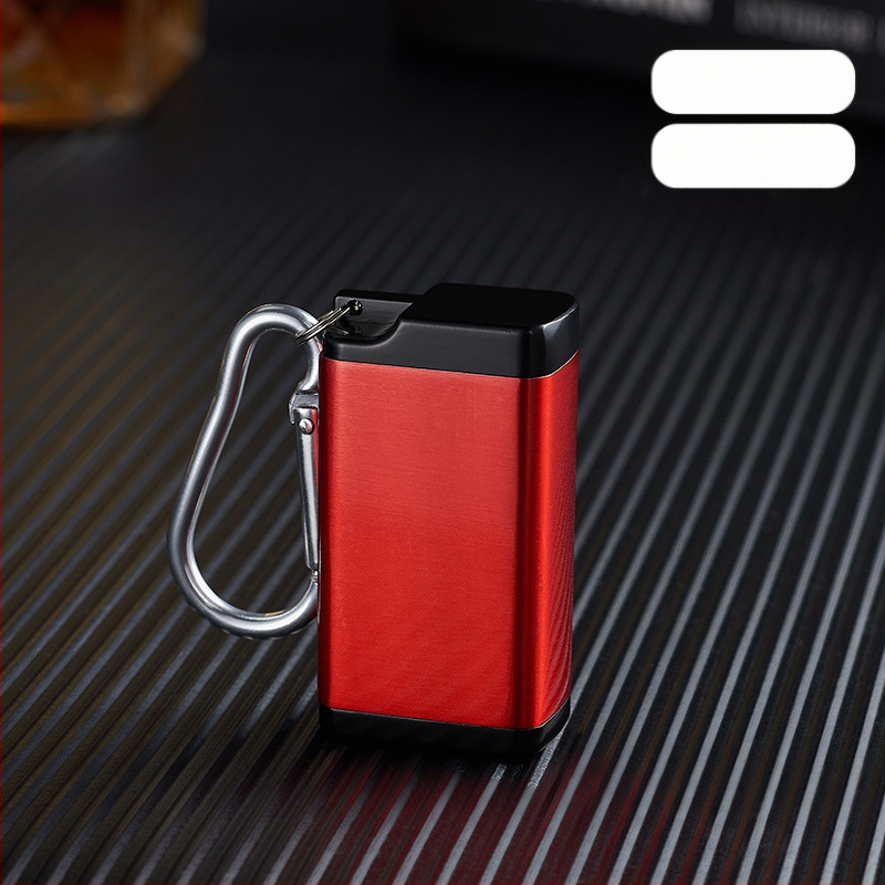 Prijenosna kutija za cigarete od cinkovog legura sa pepelnikom i kopčom za ključeve; prostor za pohranu; otisak logotipa; prilagodba i privatna oznaka