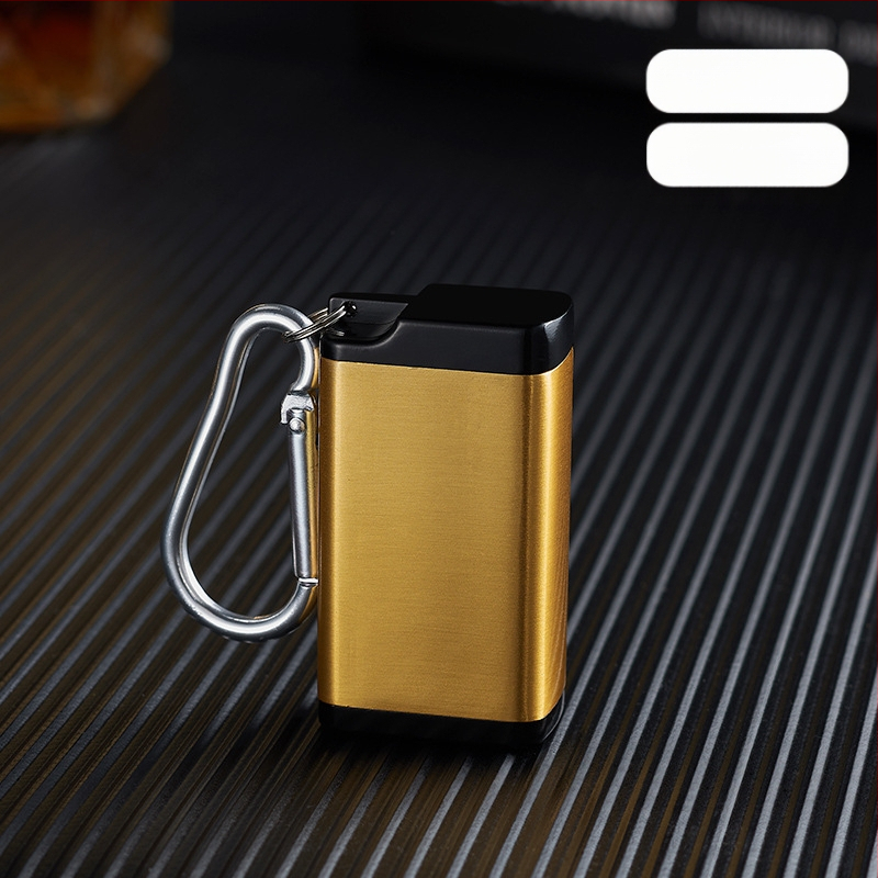 Prijenosna kutija za cigarete od cinkovog legura sa pepelnikom i kopčom za ključeve; prostor za pohranu; otisak logotipa; prilagodba i privatna oznaka