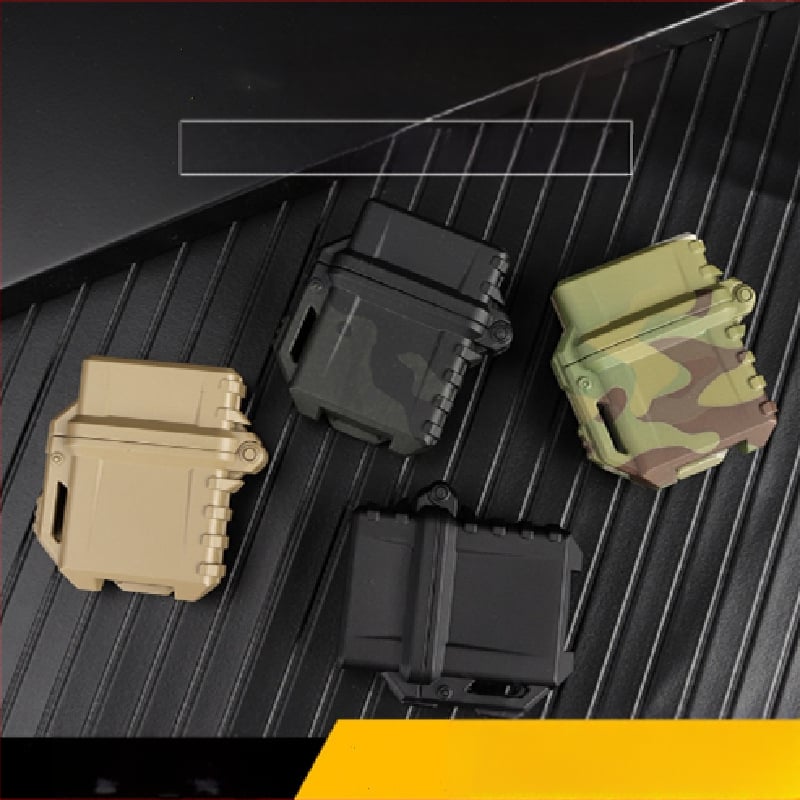 Univerzalno taktičko kućište za zapaljačicu za vanjsku upotrebu — vodootporno, otporno na pad, s unutarnjim ZP mehanizmom, plastična konstrukcija, prilagodljiva obrada