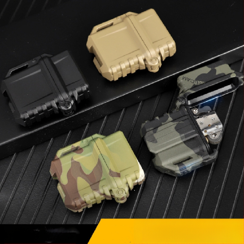 Univerzalno taktičko kućište za zapaljačicu za vanjsku upotrebu — vodootporno, otporno na pad, s unutarnjim ZP mehanizmom, plastična konstrukcija, prilagodljiva obrada