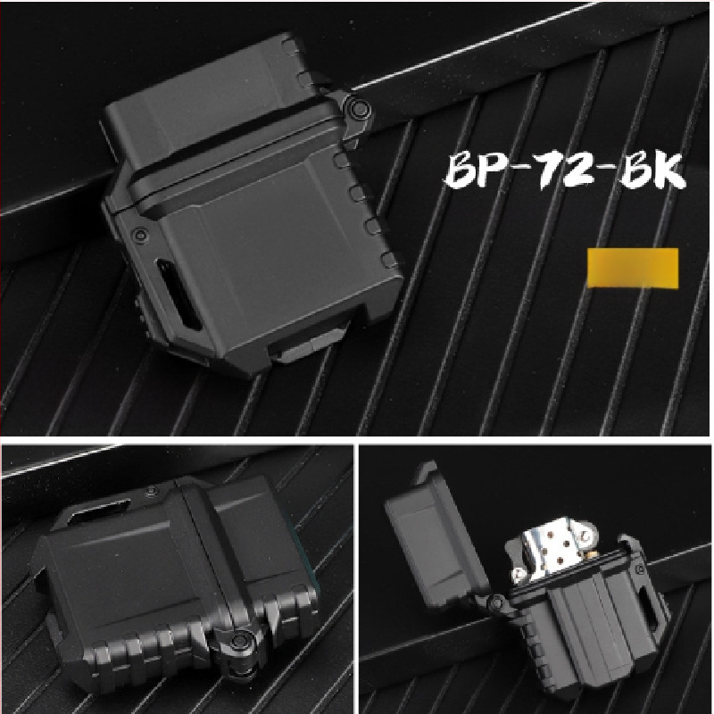 Univerzalno taktičko kućište za zapaljačicu za vanjsku upotrebu — vodootporno, otporno na pad, s unutarnjim ZP mehanizmom, plastična konstrukcija, prilagodljiva obrada