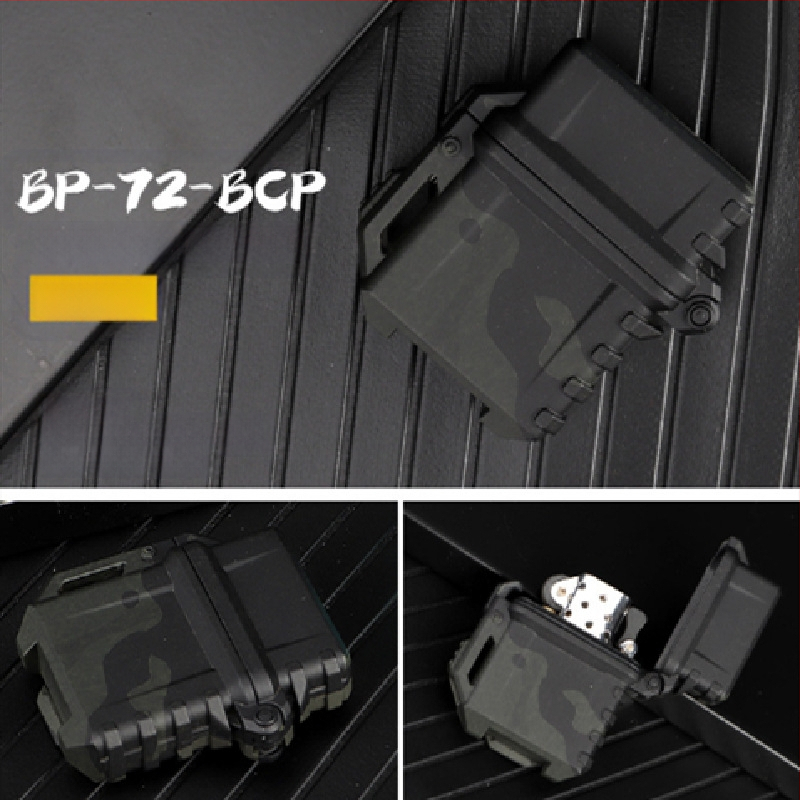 Univerzalno taktičko kućište za zapaljačicu za vanjsku upotrebu — vodootporno, otporno na pad, s unutarnjim ZP mehanizmom, plastična konstrukcija, prilagodljiva obrada