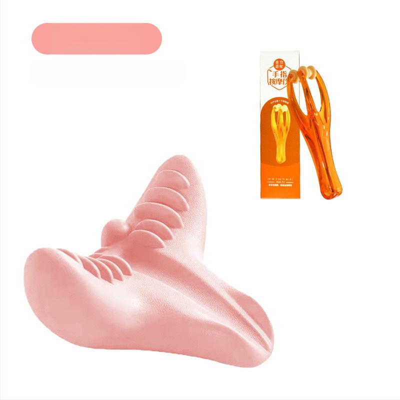 Edripin Jastuk za vratnu kralježnicu – PU materijal, D-forma jastuka za vrat, masaža i istezanje vrata s akupresurom, prijenosno za kućnu upotrebu