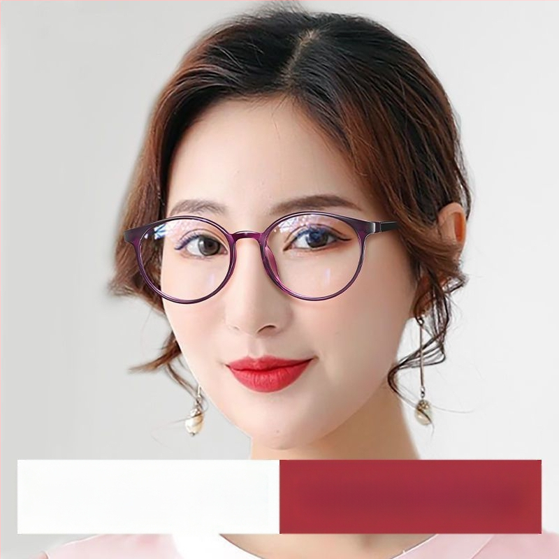 Очила за четене – лещи от смола, антисиня светлина и защита от радиация, пълна рамка, TR90, кръгъл дизайн, за възрастни мъже с голямо лице (Пролет 2024)