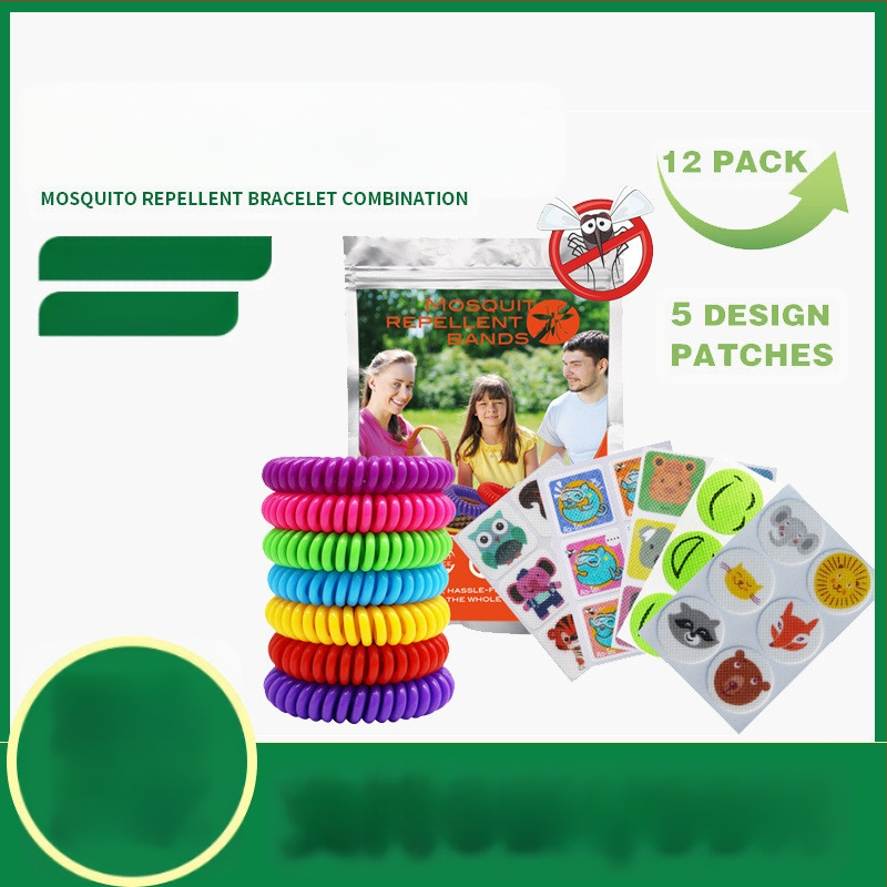 Narukvica protiv komaraca od umjetne kože, unisex, prirodan i jednostavan stil, mogućnost prilagodbe, pojedinačno pakiranje, s logotipom