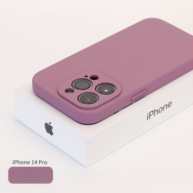 Carcasă de telefon cu acoperire completă a obiectivului, anti-cădere, construcție cu lichid, pentru seria iPhone 13/14