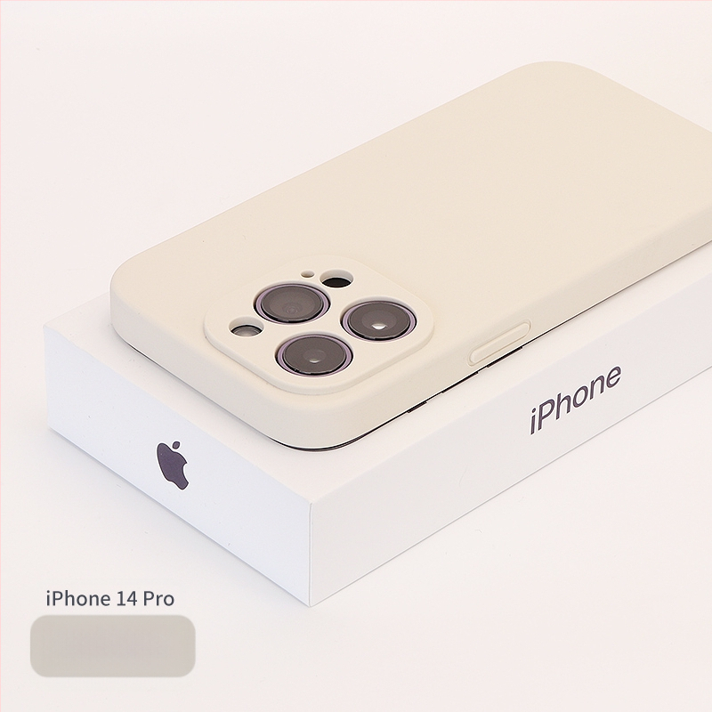 Carcasă de telefon cu acoperire completă a obiectivului, anti-cădere, construcție cu lichid, pentru seria iPhone 13/14