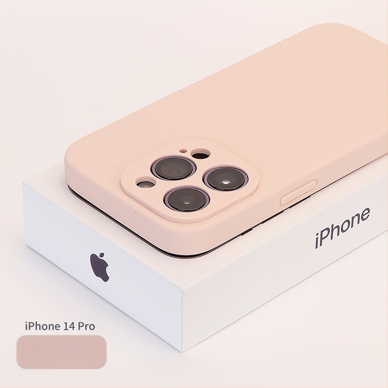 Carcasă de telefon cu acoperire completă a obiectivului, anti-cădere, construcție cu lichid, pentru seria iPhone 13/14