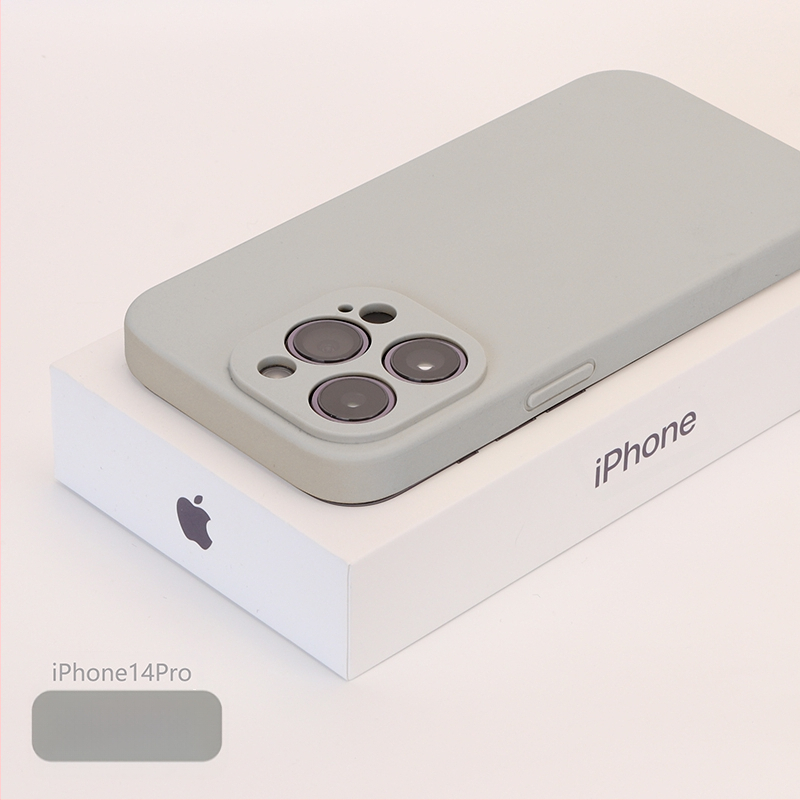 Carcasă de telefon cu acoperire completă a obiectivului, anti-cădere, construcție cu lichid, pentru seria iPhone 13/14