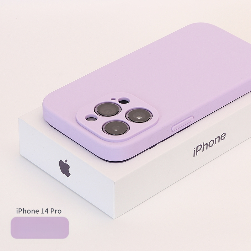 Carcasă de telefon cu acoperire completă a obiectivului, anti-cădere, construcție cu lichid, pentru seria iPhone 13/14