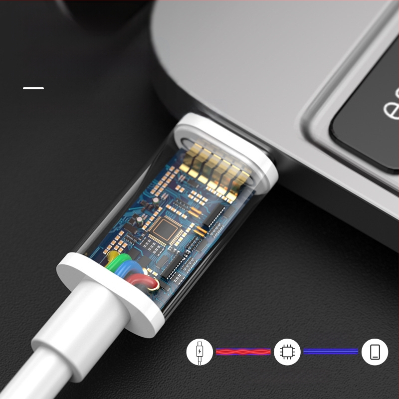 TYPE-C кабел за iPhone 15, бързо зареждане, 60W, TPE, конектор с един край