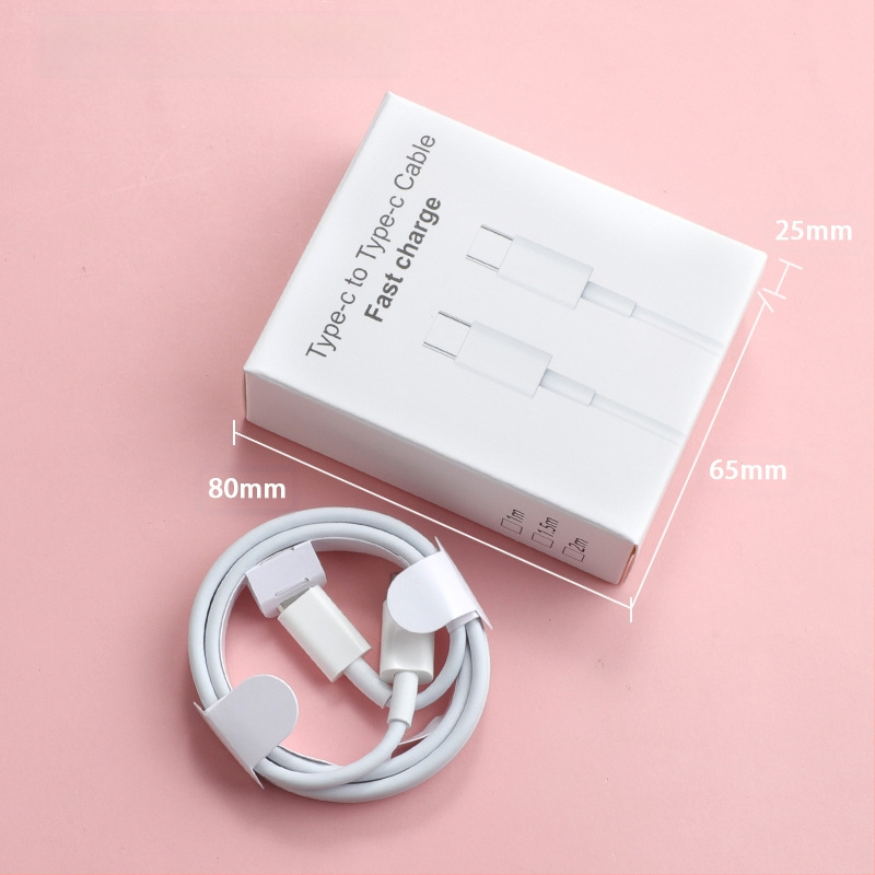 TYPE-C кабел за iPhone 15, бързо зареждане, 60W, TPE, конектор с един край