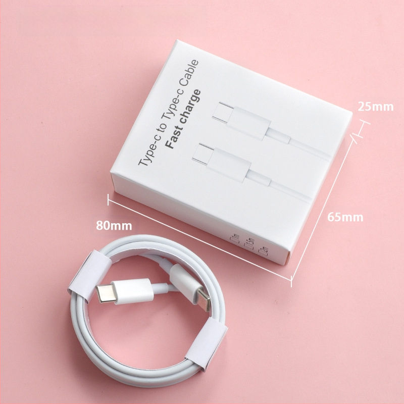 TYPE-C кабел за iPhone 15, бързо зареждане, 60W, TPE, конектор с един край