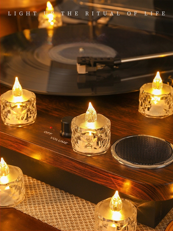 Bezdima LED svijeća za romantične prijedloge i scensku dekoraciju | Vosak od smjese soje | Značka: Drugo