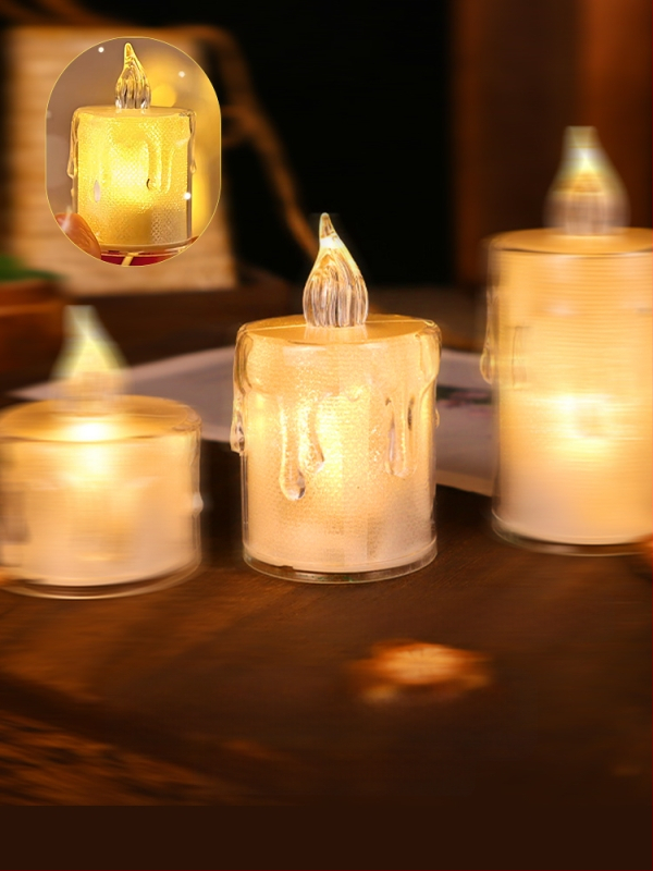 Bezdima LED svijeća za romantične prijedloge i scensku dekoraciju | Vosak od smjese soje | Značka: Drugo