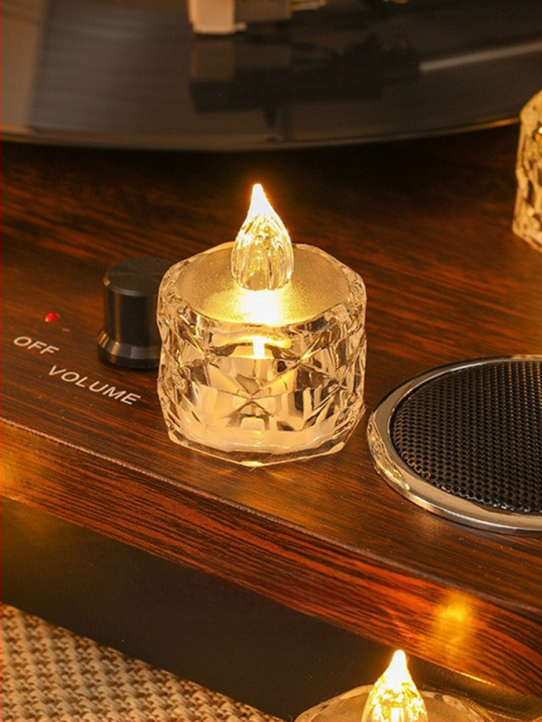 Bezdima LED svijeća za romantične prijedloge i scensku dekoraciju | Vosak od smjese soje | Značka: Drugo