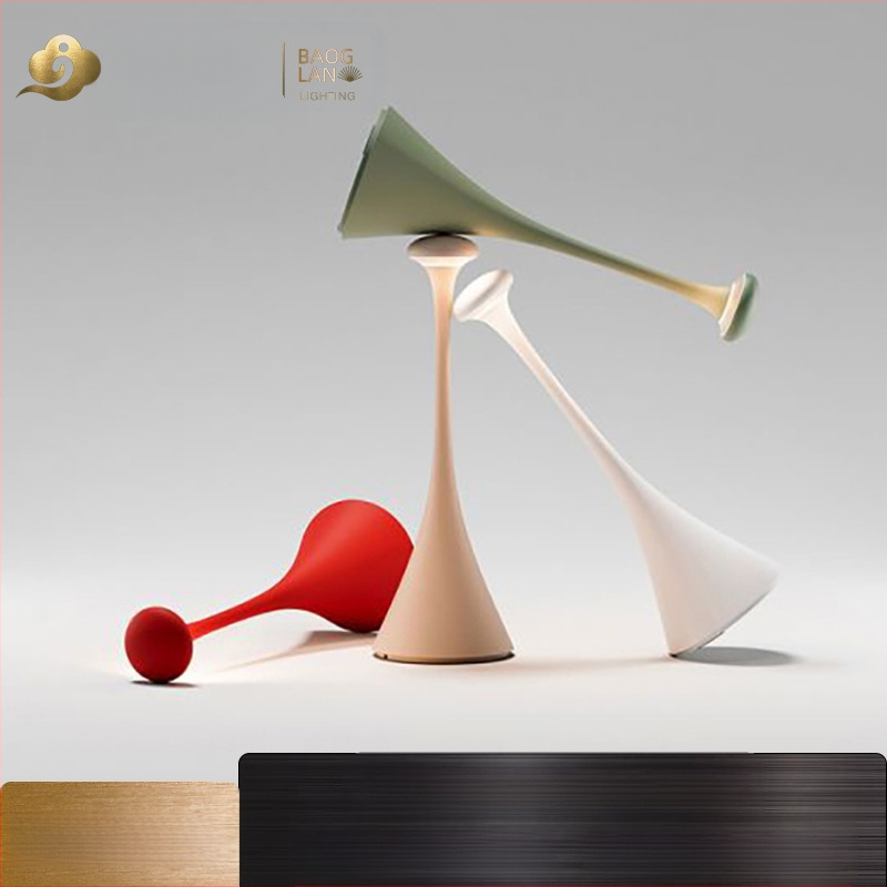 Амбиентна светлина нощна лампа с метална конструкция, модерен стил, модел T823, напрежение ≤36V