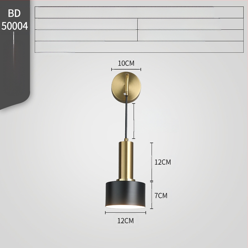 Zidna lampa za spavaću sobu – LED rasvjeta, 111–240V, FCC-B, Hyun Pole Island
