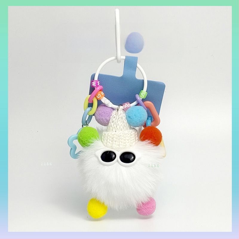 Плюшена елфова висулка-ключодържател – сладък подарък аксесоар за телефон и чанта