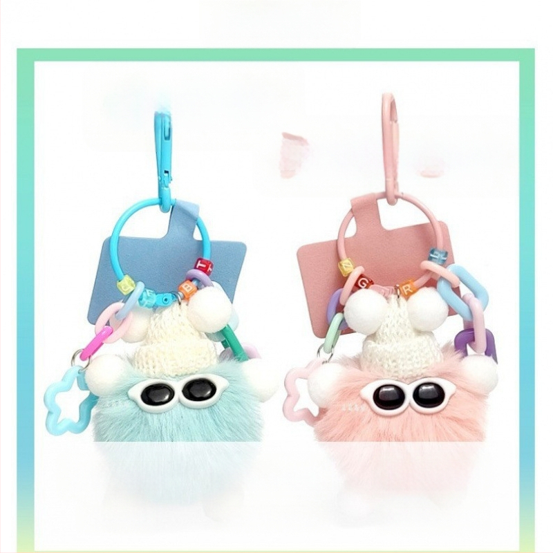 Плюшена елфова висулка-ключодържател – сладък подарък аксесоар за телефон и чанта