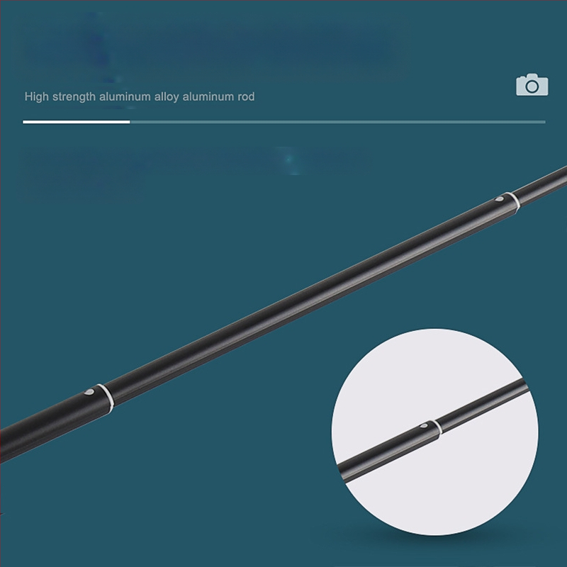 Selfie štap za akcijske kamere s aluminijskim zliatinama, teleskopsko proširenje, 3-osni gimbal, petsegmentni dizajn, nosivost do 2 kg