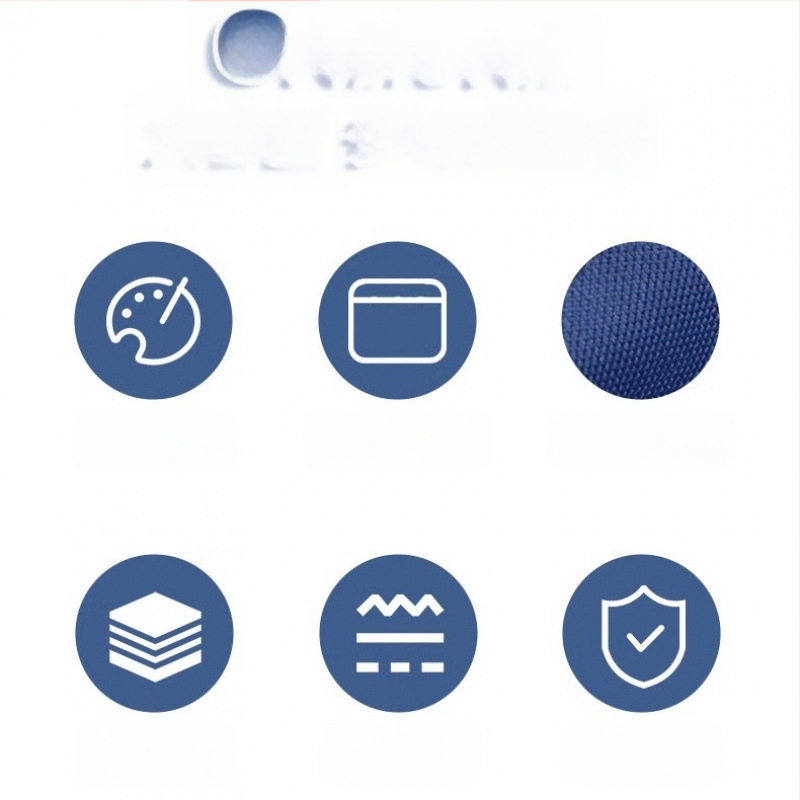 Torba za umjetnost za učenike – višeslojni dizajn, velik kapacitet, vodootporna, Oxford platno, zatvarač