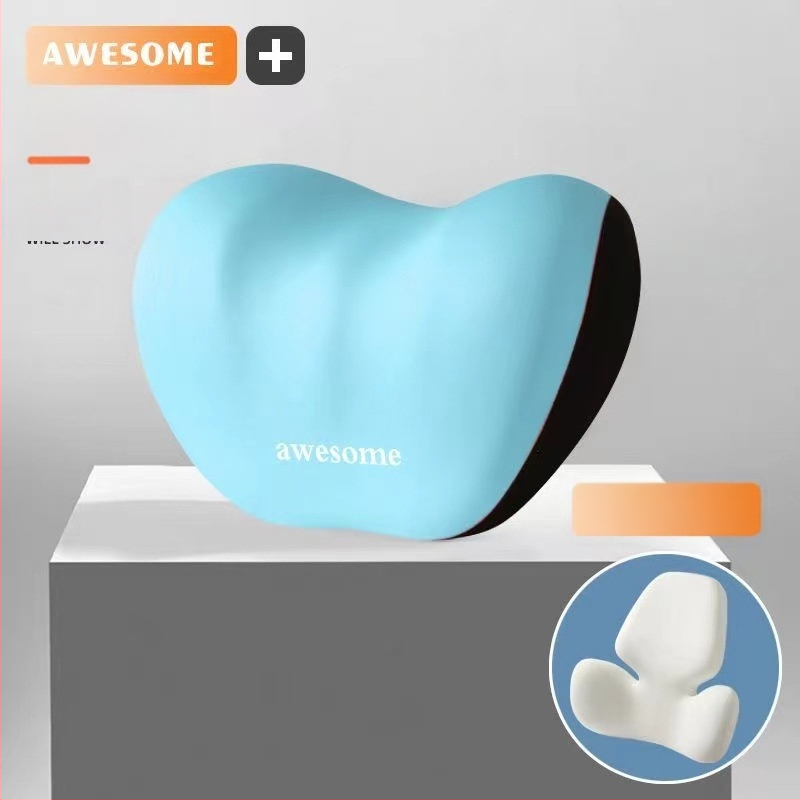 Automa galvas balsts un jostas atbalsta spilvens – pildījums no atmiņas putām, ārējais materiāls no sintētiskām šķiedrām, alfanumerisks raksts, visu sezonu