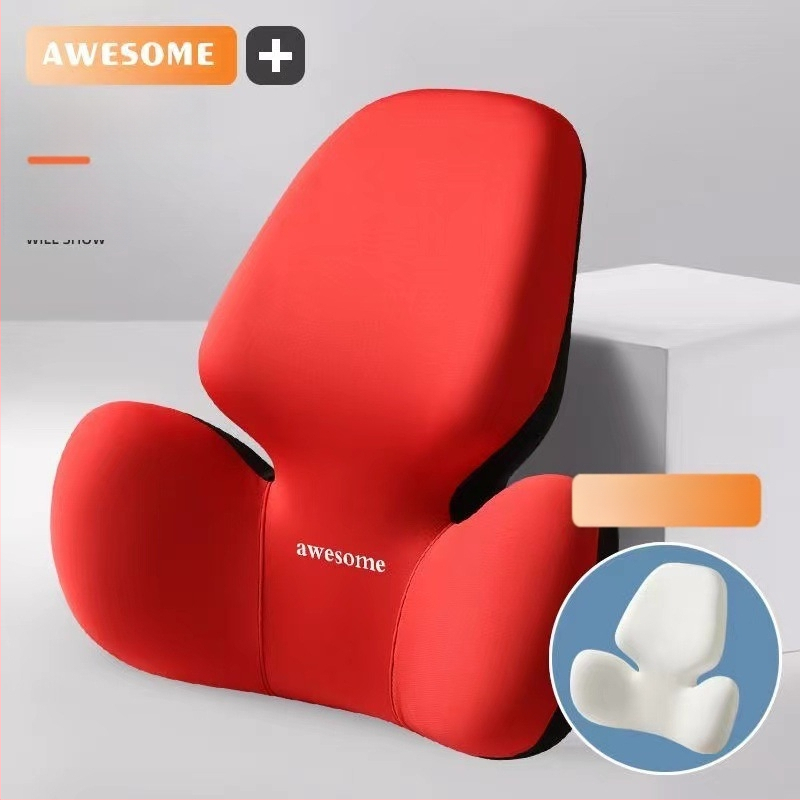 Automa galvas balsts un jostas atbalsta spilvens – pildījums no atmiņas putām, ārējais materiāls no sintētiskām šķiedrām, alfanumerisks raksts, visu sezonu