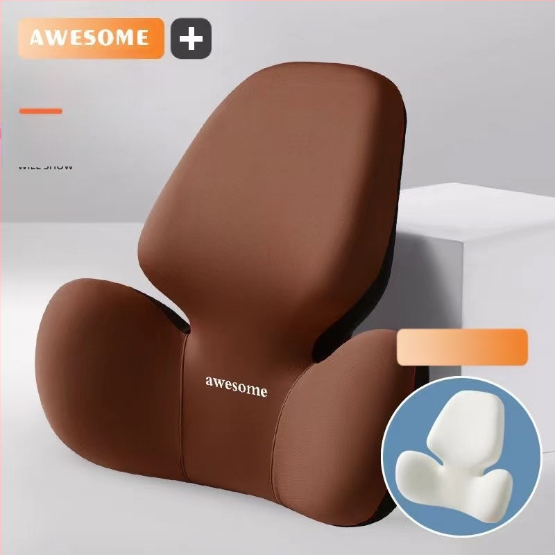 Automa galvas balsts un jostas atbalsta spilvens – pildījums no atmiņas putām, ārējais materiāls no sintētiskām šķiedrām, alfanumerisks raksts, visu sezonu