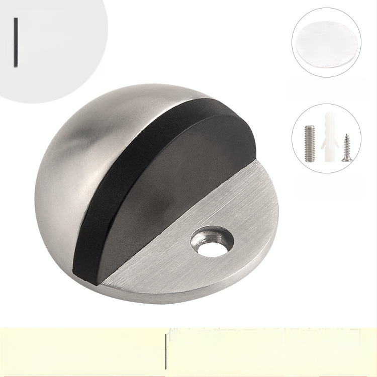 Ограничител за врата Topnike TNMX212 — неръжжаема стомана, монтиран на пода, модерен минималистичен стил