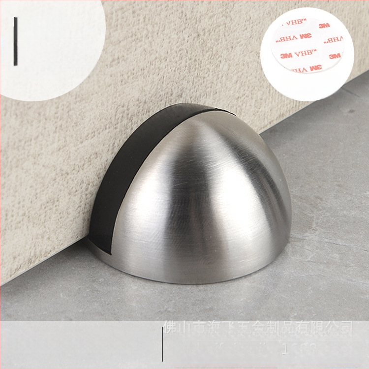 Ограничител за врата Topnike TNMX212 — неръжжаема стомана, монтиран на пода, модерен минималистичен стил