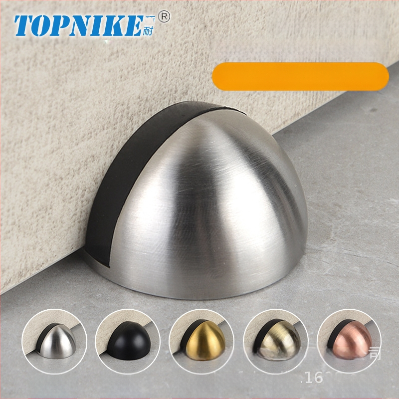 Ограничител за врата Topnike TNMX212 — неръжжаема стомана, монтиран на пода, модерен минималистичен стил