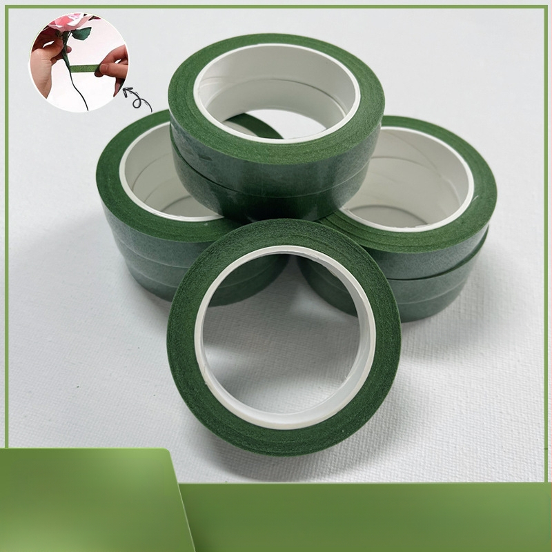 DIY cvjetna traka za umjetne cvijeće – papirnata traka, žica za stabljike ruža, ljepilo (Materijal: Drugo; Obrada: Drugo; Vrsta: Drugo; Uvoz: Ne)