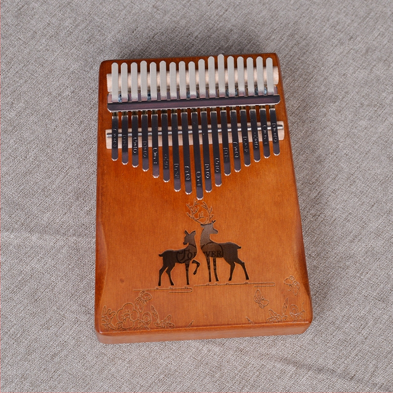Kalimba cu 17 sunete, portabilă, personalizabilă