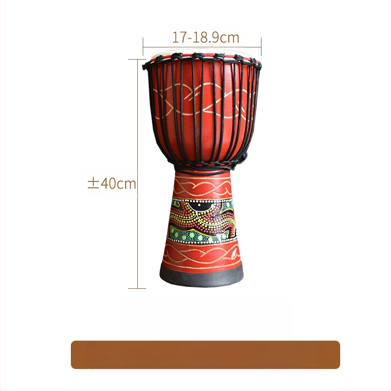 TMAX tobă de mână, lemn de cireș, model 0002132, ambalaj din carton.