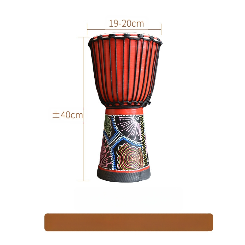 TMAX tobă de mână, lemn de cireș, model 0002132, ambalaj din carton.