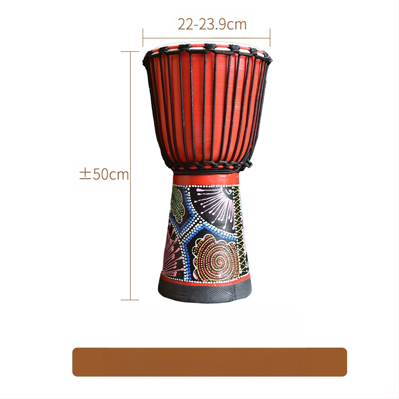 TMAX tobă de mână, lemn de cireș, model 0002132, ambalaj din carton.