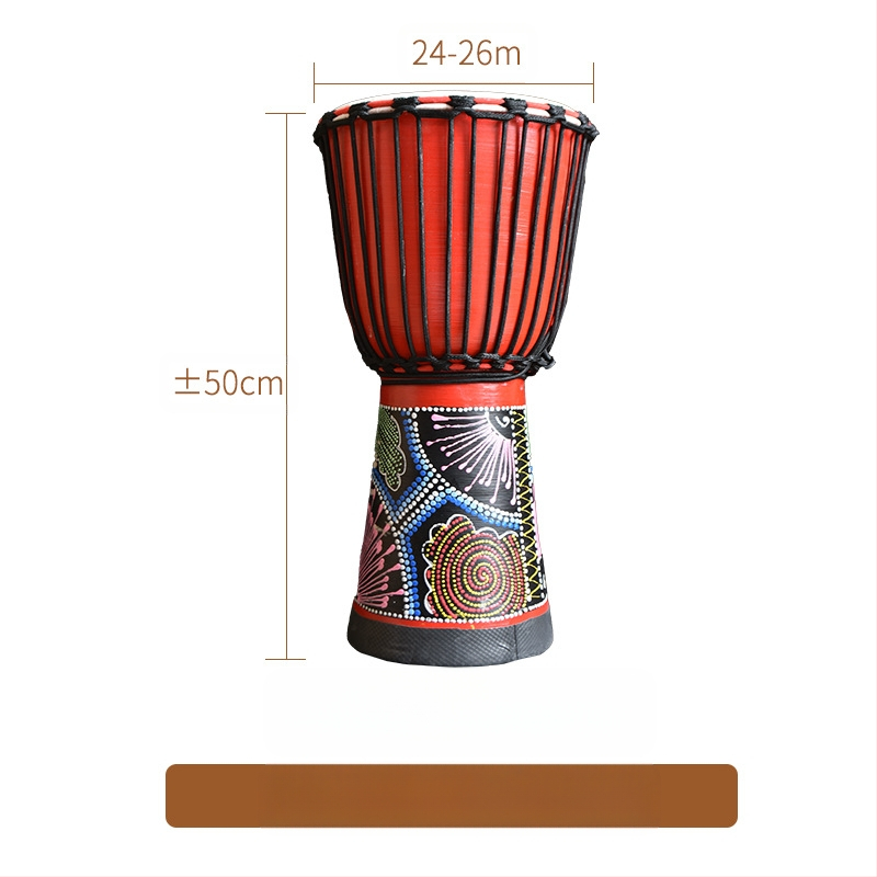 TMAX tobă de mână, lemn de cireș, model 0002132, ambalaj din carton.