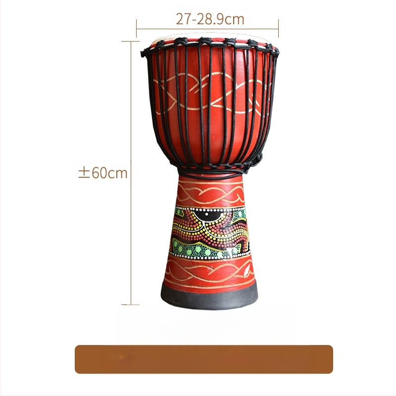 TMAX tobă de mână, lemn de cireș, model 0002132, ambalaj din carton.