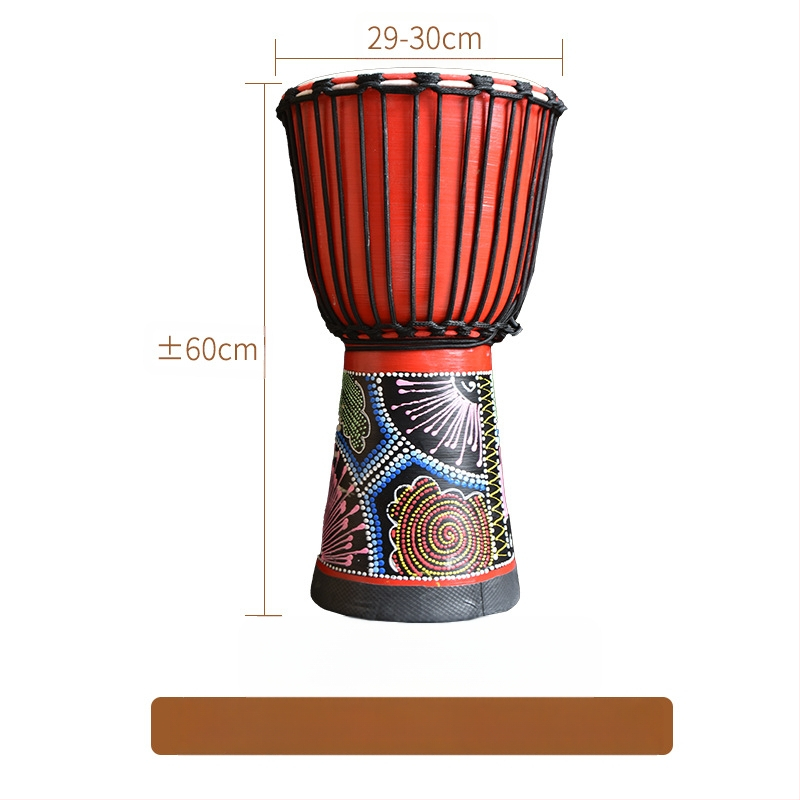 TMAX tobă de mână, lemn de cireș, model 0002132, ambalaj din carton.