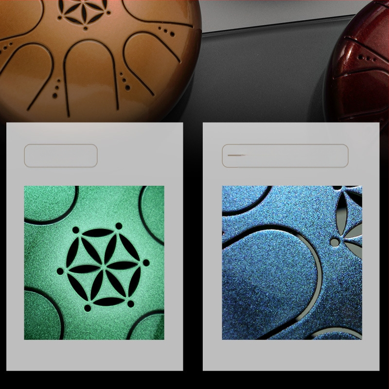 Tobă eterică, mini tobă Ruju, 8 tonuri, instrument portabil