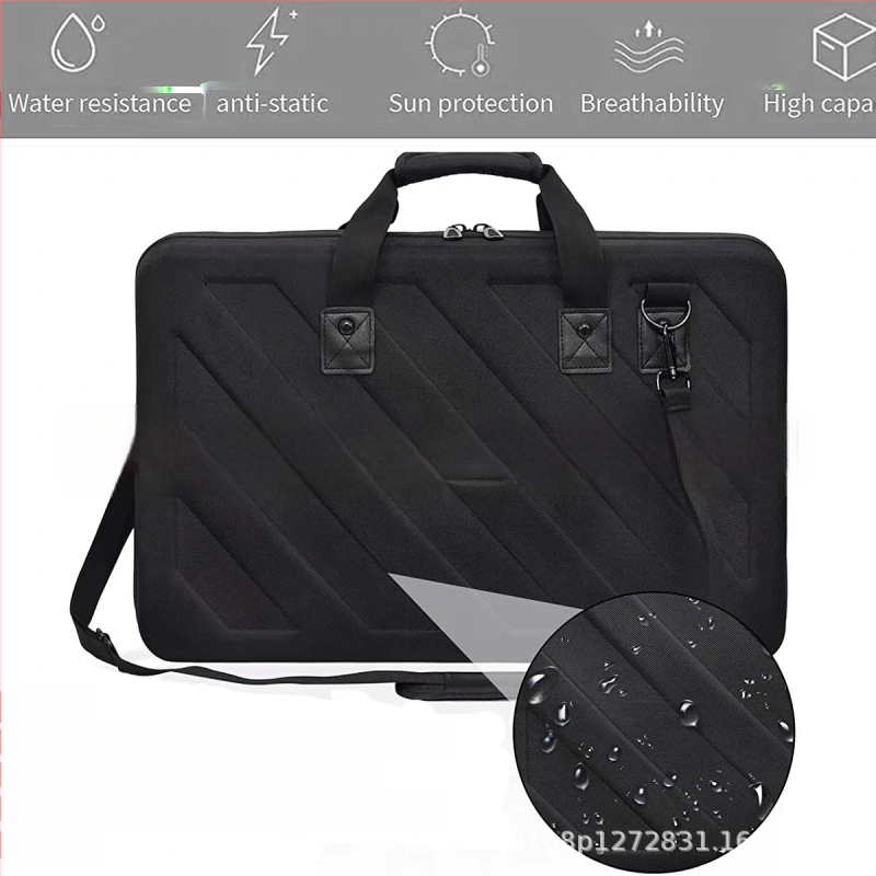 Torba za skladištenje DJ opreme, EVA materijal, šivana konstrukcija, kompatibilna s DJ opremom, težina 0,98 kg