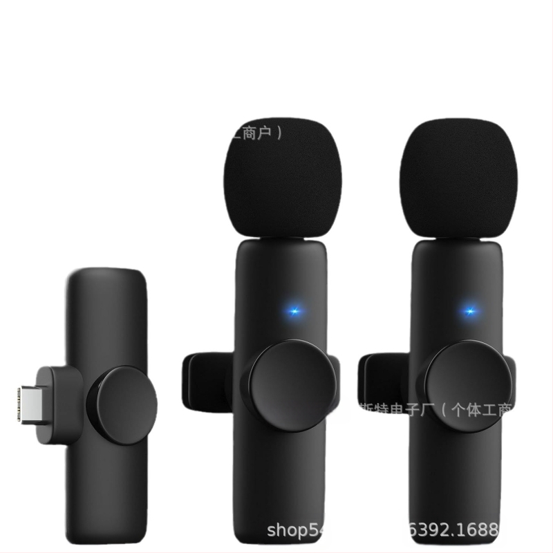 Microfon lavalier K11 pentru înregistrări profesionale și difuzări live, gamă de frecvențe 60 Hz–15 kHz, SNR ≥100 dB, baterie încorporată 50–100 mAh, autonomie 6–8 ore