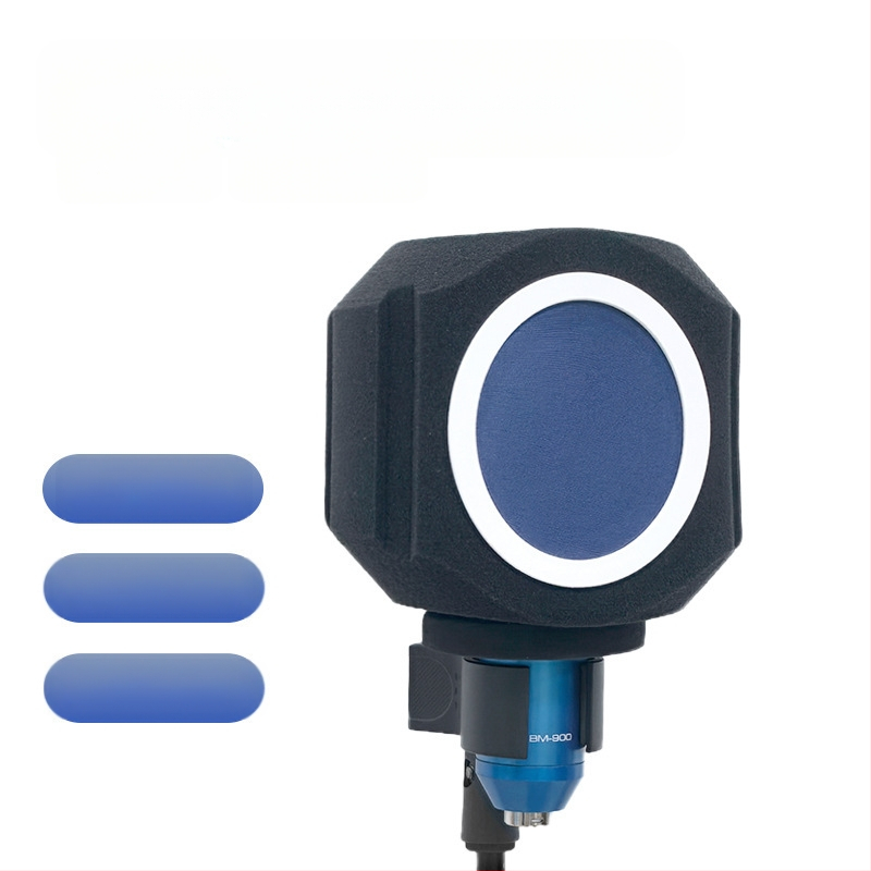 Kondenzatorski mikrofon s vjetrobranom i zvučnom izolacijom za kućno snimanje i uživo prijenos — kardioidni uzorak, 100 Hz–20 kHz, SNR ≥95 dB, Bluetooth 2.1