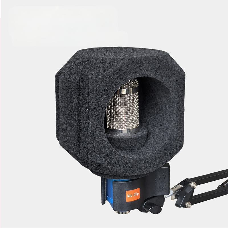 Kondenzatorski mikrofon s vjetrobranom i zvučnom izolacijom za kućno snimanje i uživo prijenos — kardioidni uzorak, 100 Hz–20 kHz, SNR ≥95 dB, Bluetooth 2.1